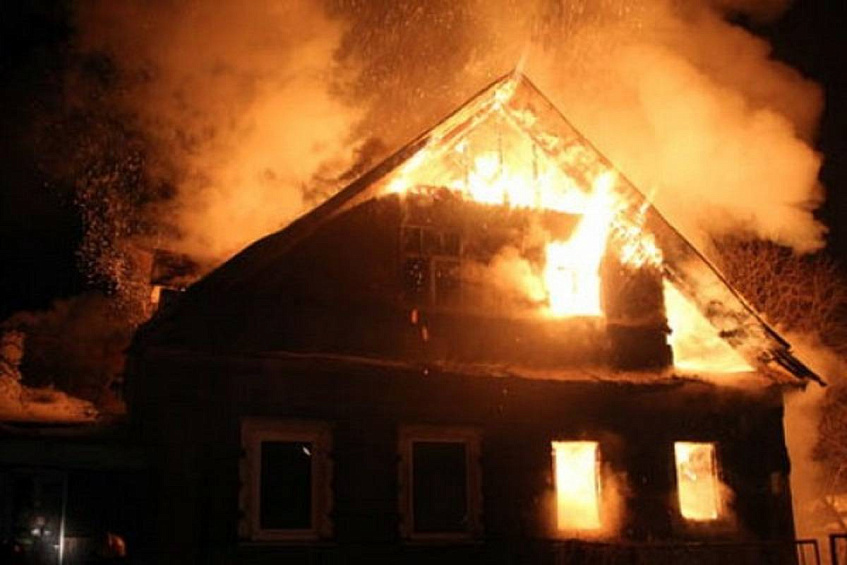 Пенсионер сгорел в собственном доме в Манихино